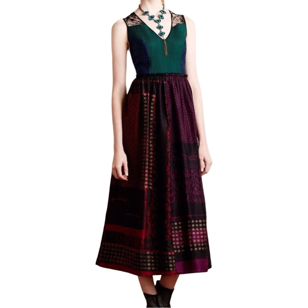 Niki Mahajan Silk Dress